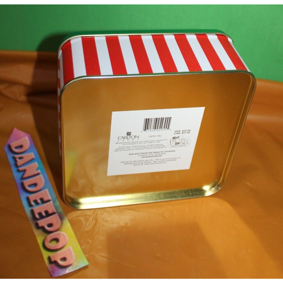 Nickelodeon Carlton Cards Dora The Explorer Friends Ornament Trio Set In Tin Box - Picture 2 of 4